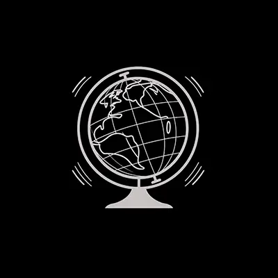 globe avec plusieurs destinations pour un EVG