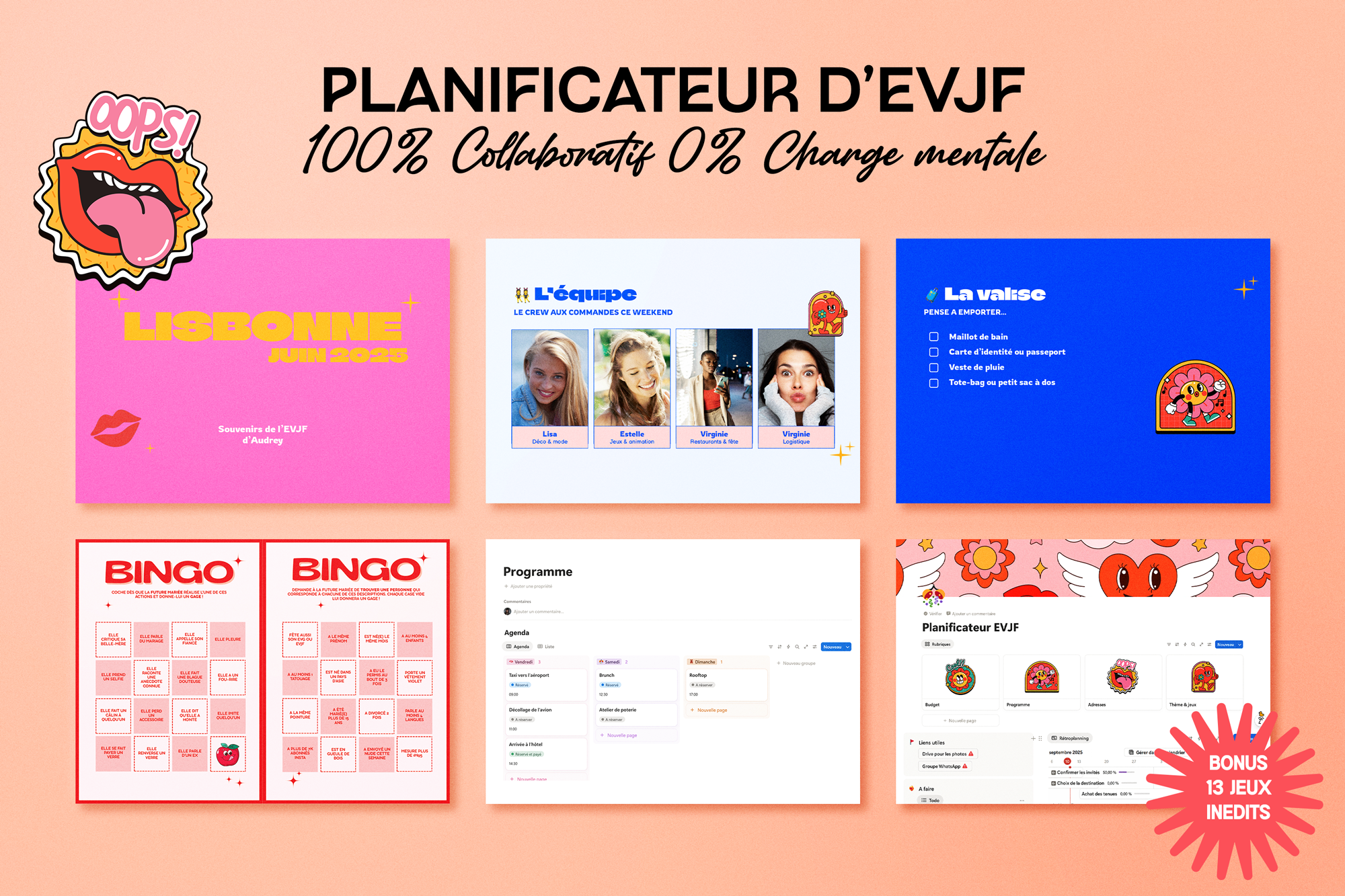 planificateur d'evjf
